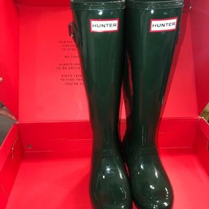 Hunter brand rain boots -brand new